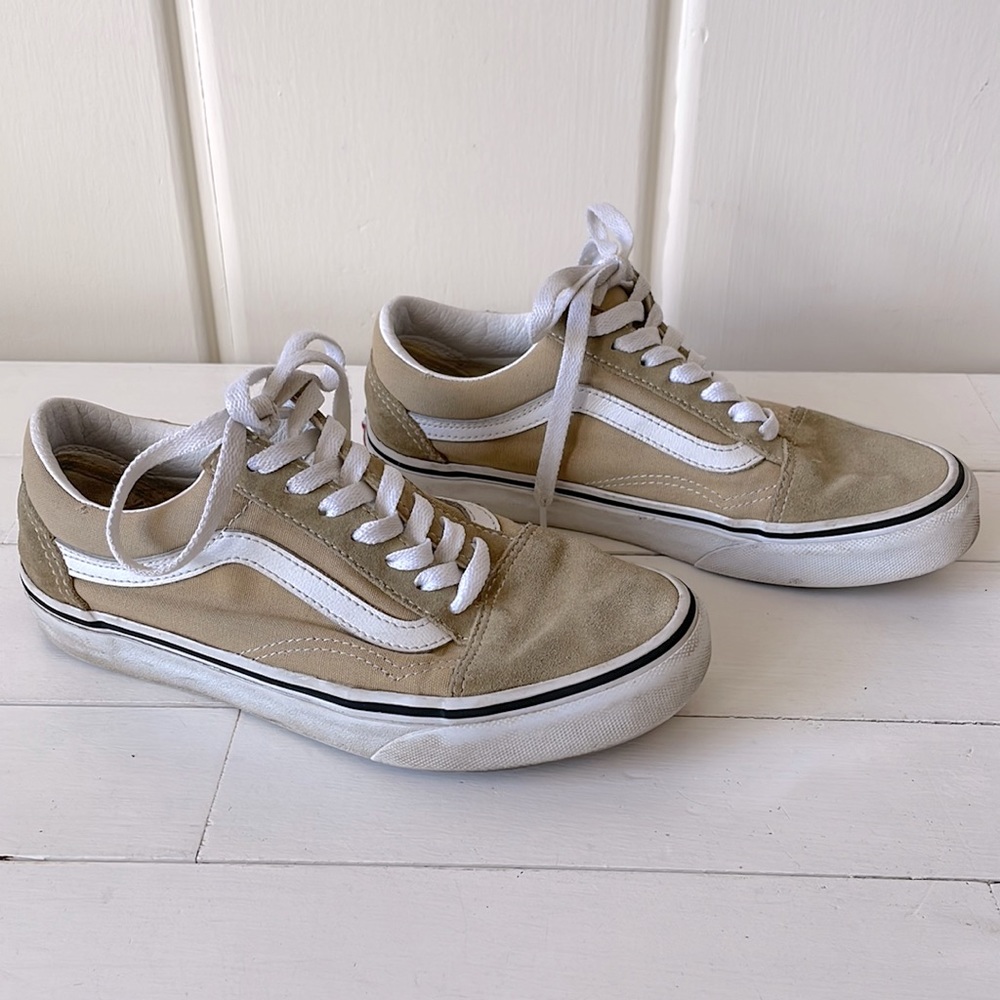 Tan Neutral Vans OLD SKOOL SHOE W 6.5